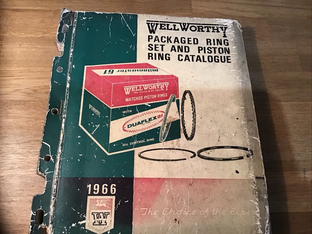 Wellworthy 1966 Piston Ring Catalogue