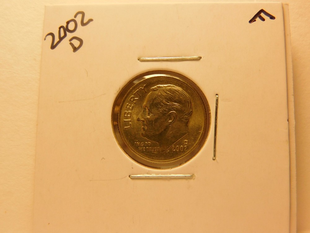 2002 D Dime-Very Good To Xtra Fine