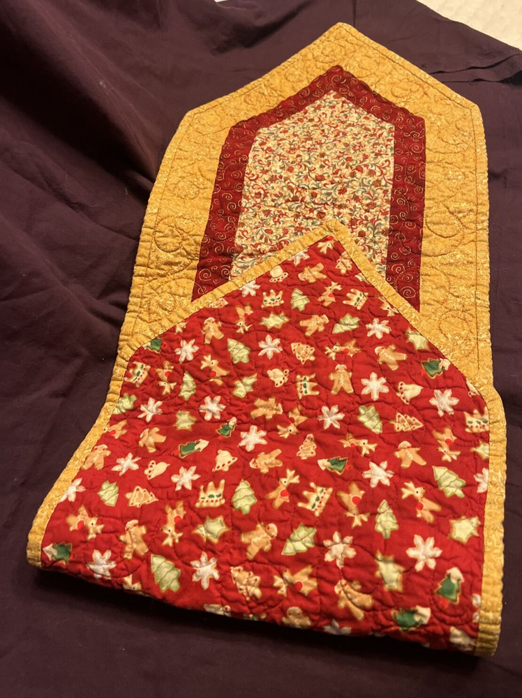 Reversible Table Runner - Fall and Christmas - 40"