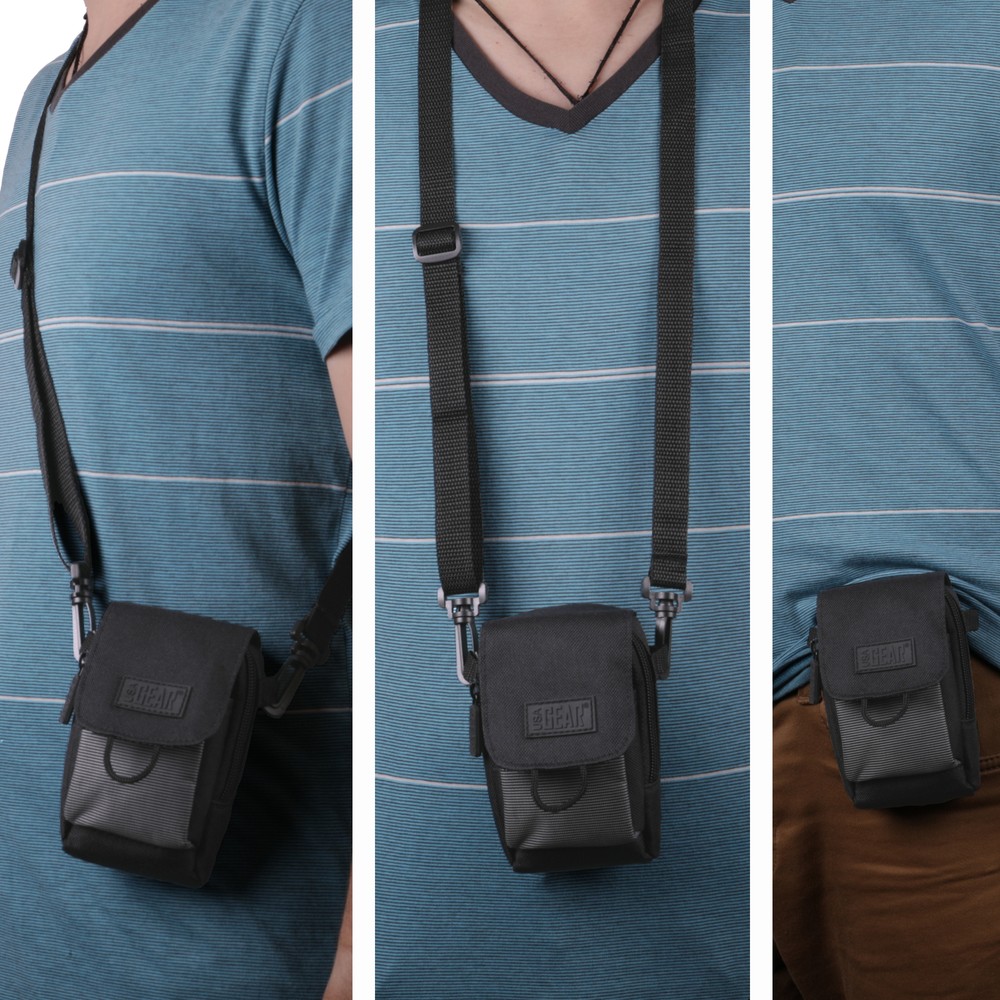Camera Bag with Accessory Pocket , Shoulder Strap & Belt Loop