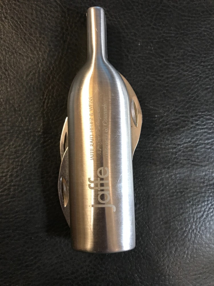 Advertising Wine Bottle Shaped Opener Corkscrew Knife Multi-Tool