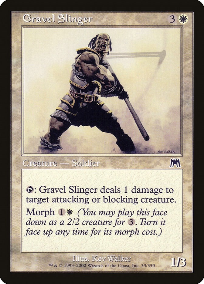 Gravel Slinger Onslaught 33 MTG MP