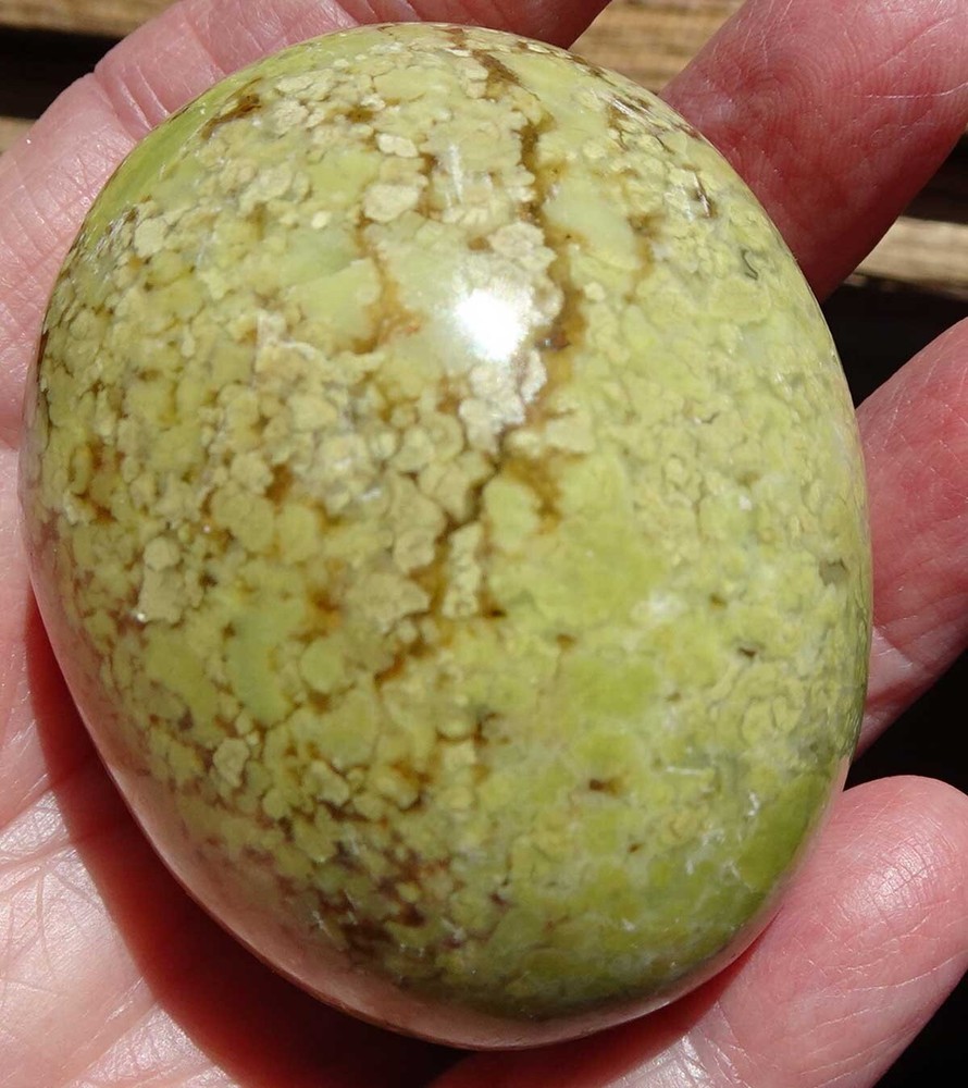 Multi-colored Opal Palmstone - Madagascar sc748c