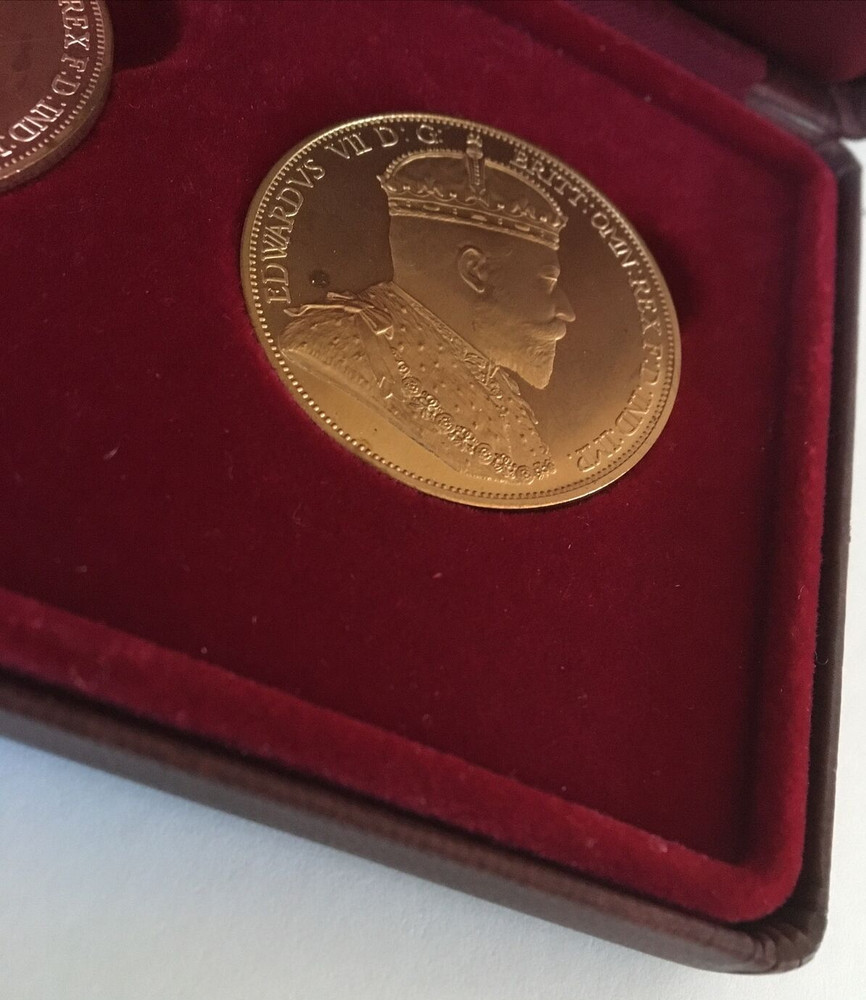 1901 Canada – Edward VII – Proof-Like Retro Pattern Coins – Original Case
