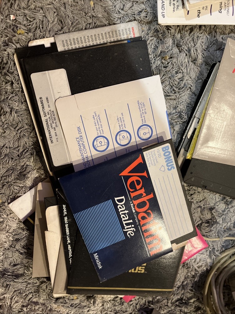 Vintage Apple Computer Floppy Disks Included