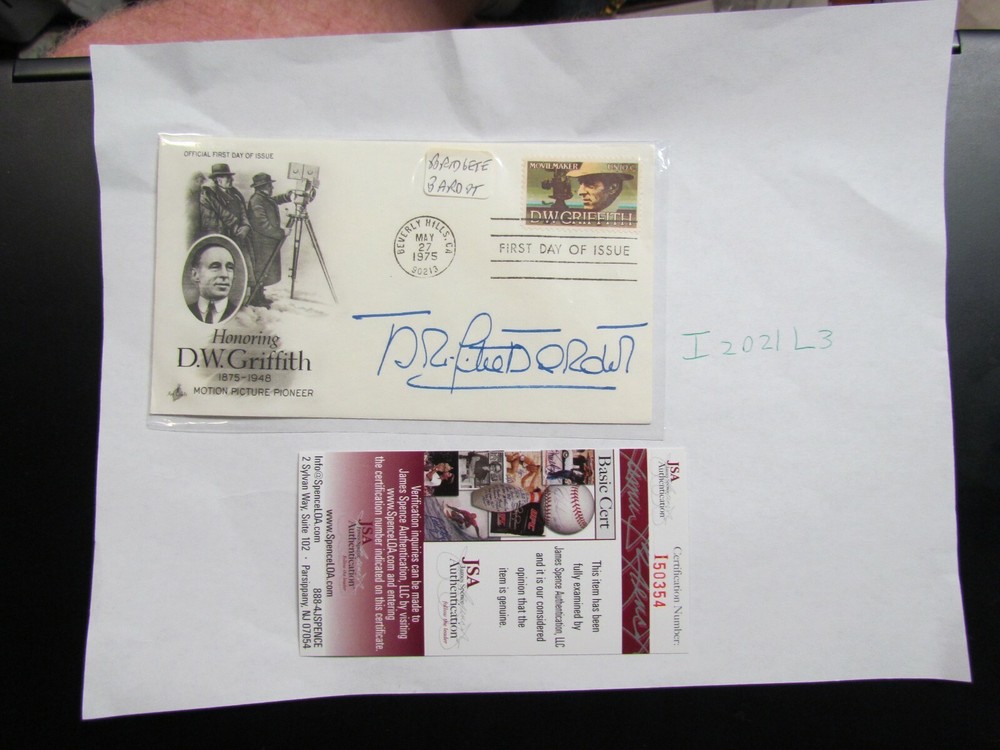 Bridgete Bardot Signed First Day Cover Envelope JSA Certified