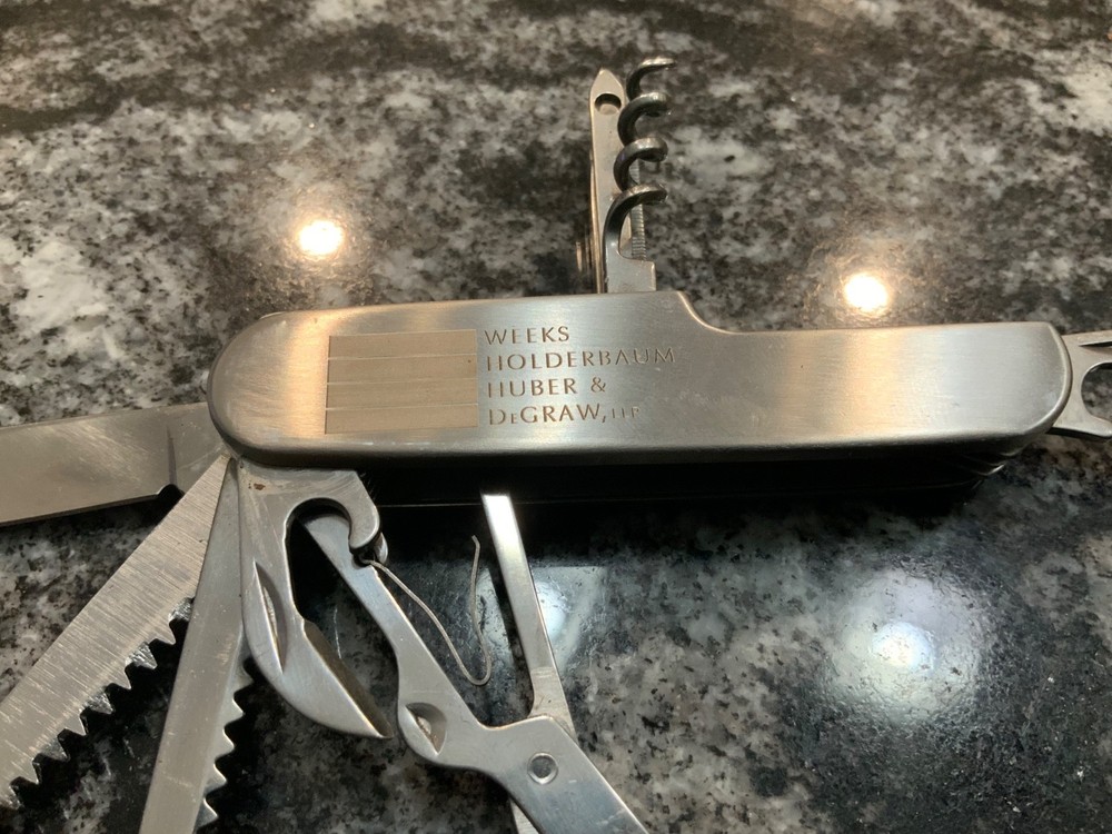 Pre Owned Pocket knife Army style 8 function Multi Tool used nice