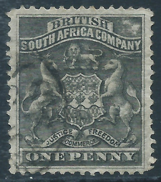 Rhodesia, Sc #2, 1d Used