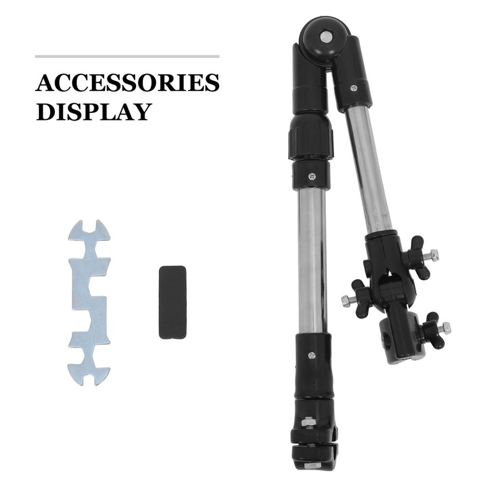 Stroller Umbrella Holder Wheelchair Clamp Adjustable for Rolling