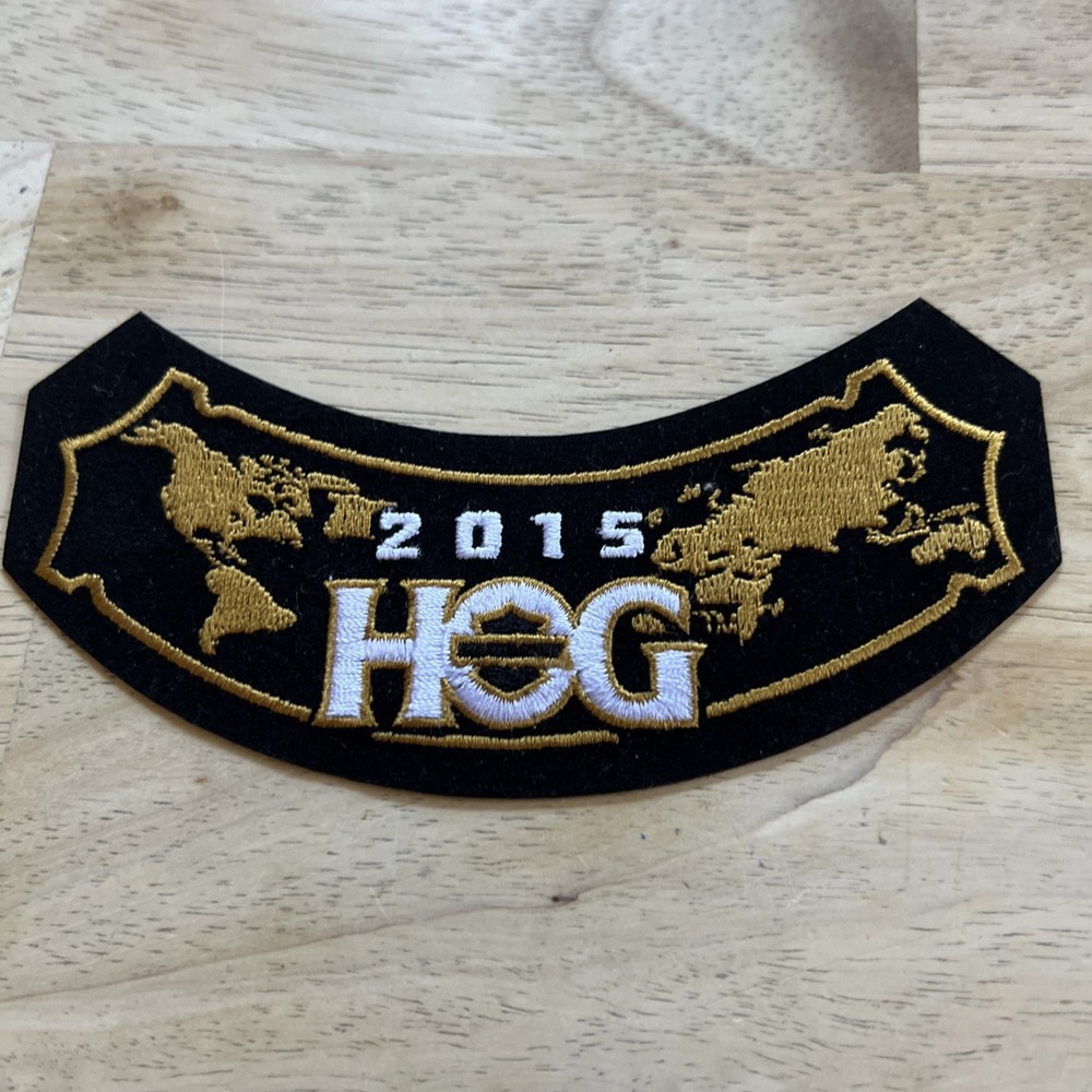 2015 HOG Membership Rocker Patch Harley Davidson Owners Group HD