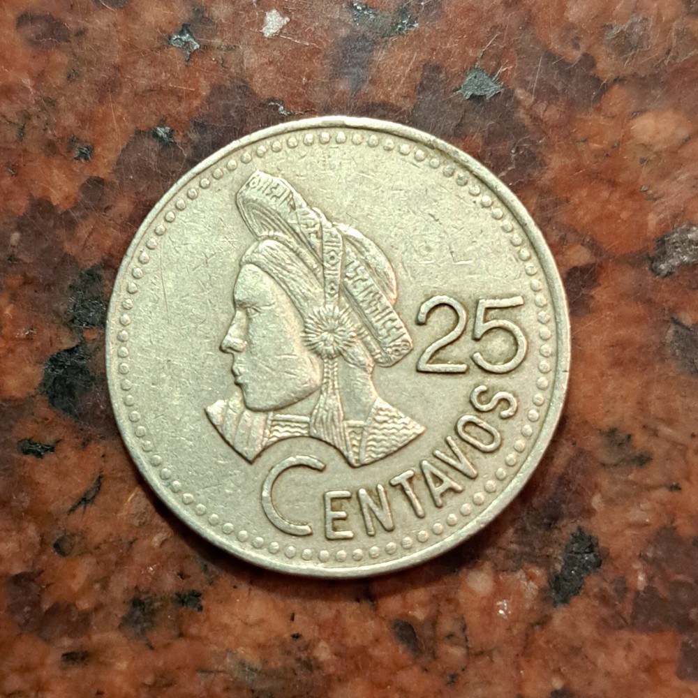 1994 GUATEMALA 25 CENTAVOS COIN - #B4266