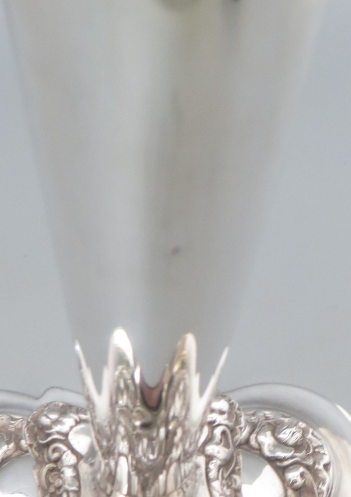 Heavy Silver Plated on Copper Three Candle Candelabra - Made in England - AE