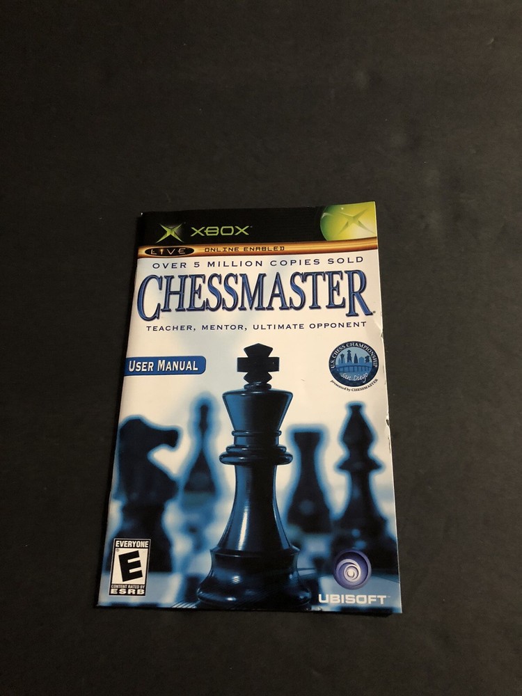 Chessmaster xbox Manual Only