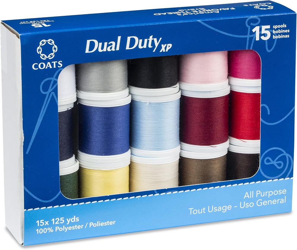Coats Dual Duty XP General Purpose Thread Box 15/Pkg