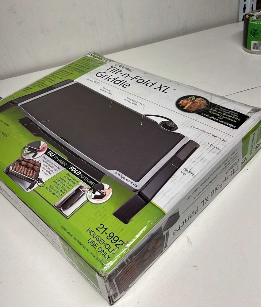 Presto, Titl-n-Fold Electric Griddle 07071