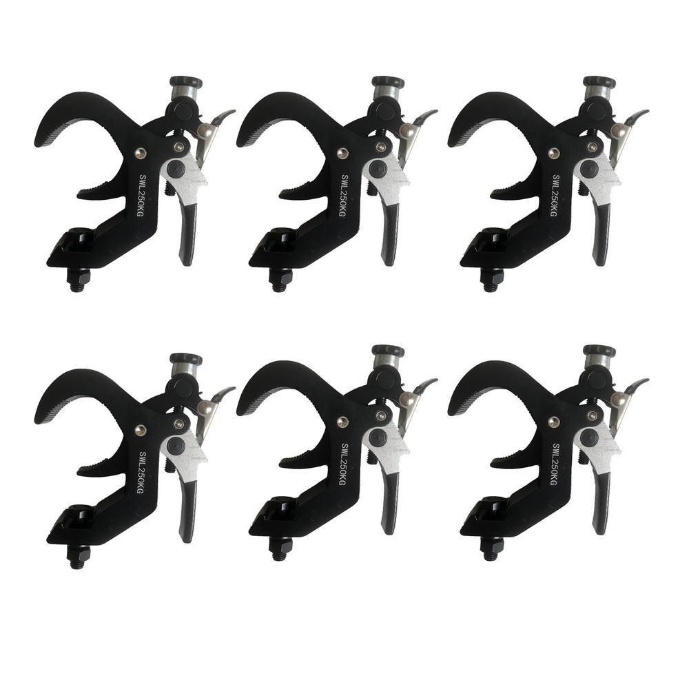 Load capacity 250kg，foldable lock push hook for stage light，for OD 45-60mm Truss