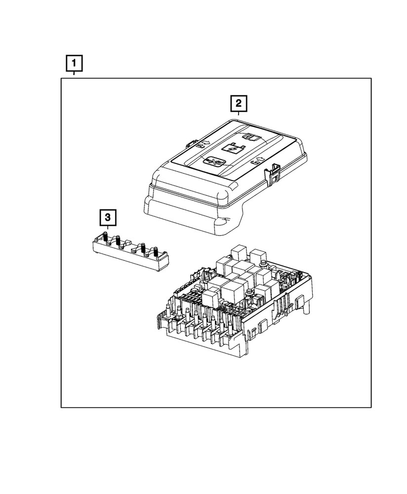 Genuine Mopar High Current Fuse Array 68368852AA