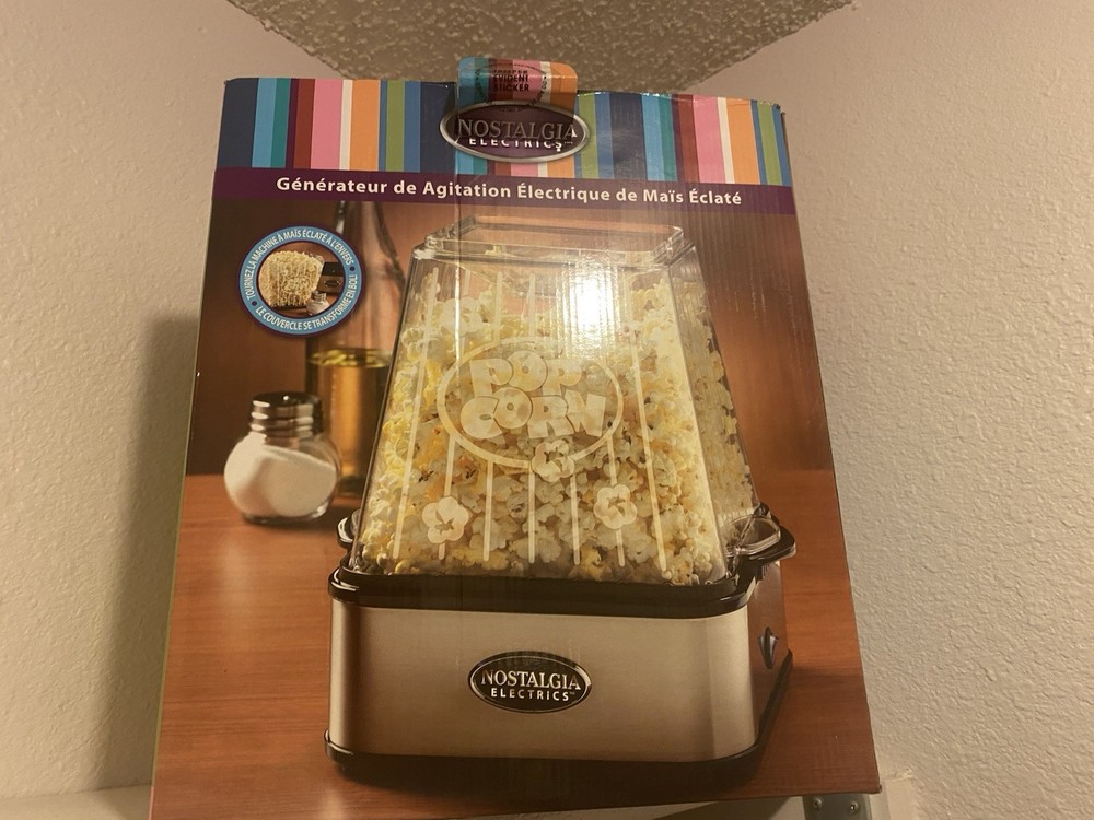 Nostalgia Electronics 24-Cup Retro Series Popcorn Maker NIB new in box TMP100