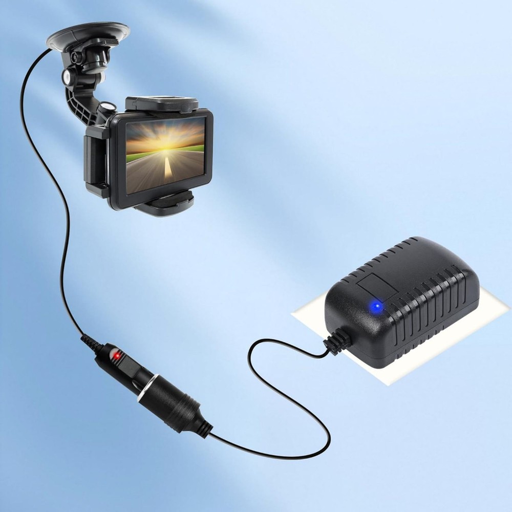 12V-2A Standard US 2-Pins Plug Car Cigarette Lighter Converter Socket Adapter