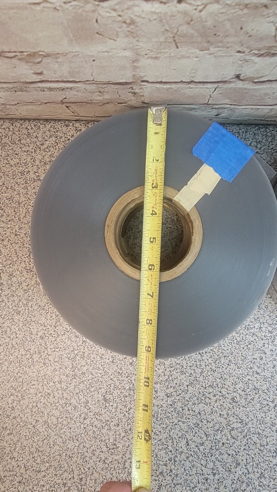 Clear STRAPPING Two Sizes 1.125" & 1.5", 6 Rolls Total, Poly? 4 Rolls S1400