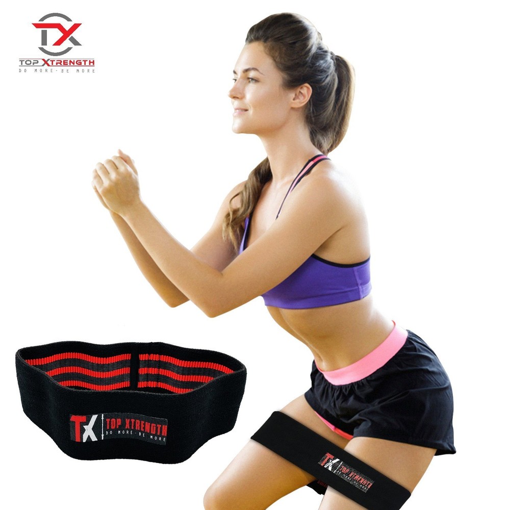 Topxtrength Resistance Hip Band - Workout Legs & Booty Exercise Small-Medium