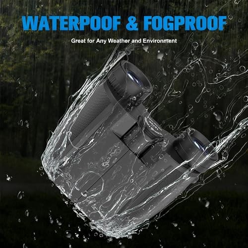 Binoculars 12x25 for Adults and Kids Night Vision Binoculars Compact Binocular