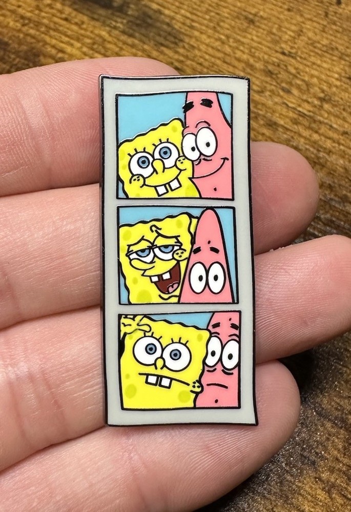 2021 Universal Studios SpongeBob SquarePants & Patrick Photo Booth Picture Pin