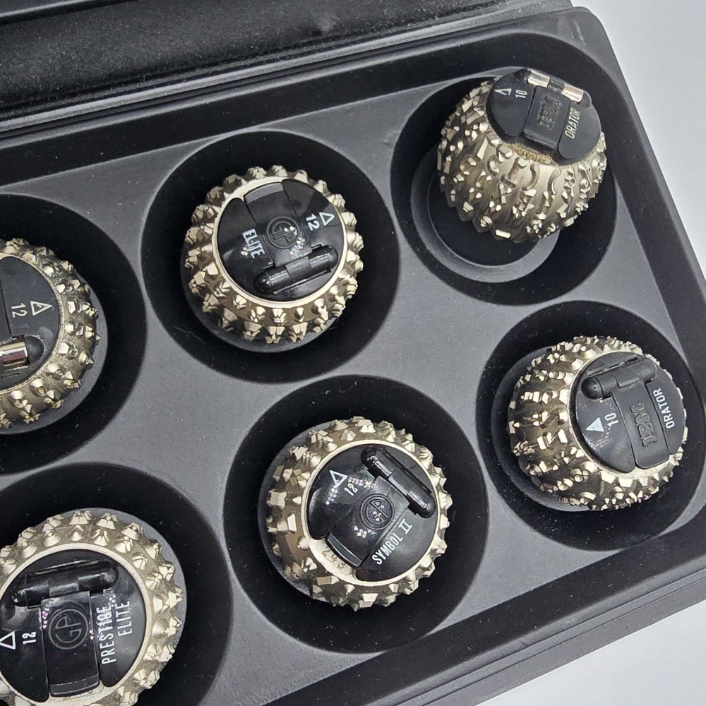 Select A Type The Stasher IBM Typewriter Balls Set of 8