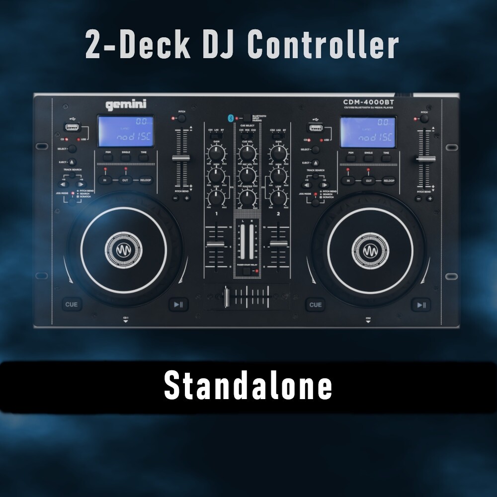 Bluetooth Controller Audio Media Players Mixers Turntables Alone Deck DJ Gift