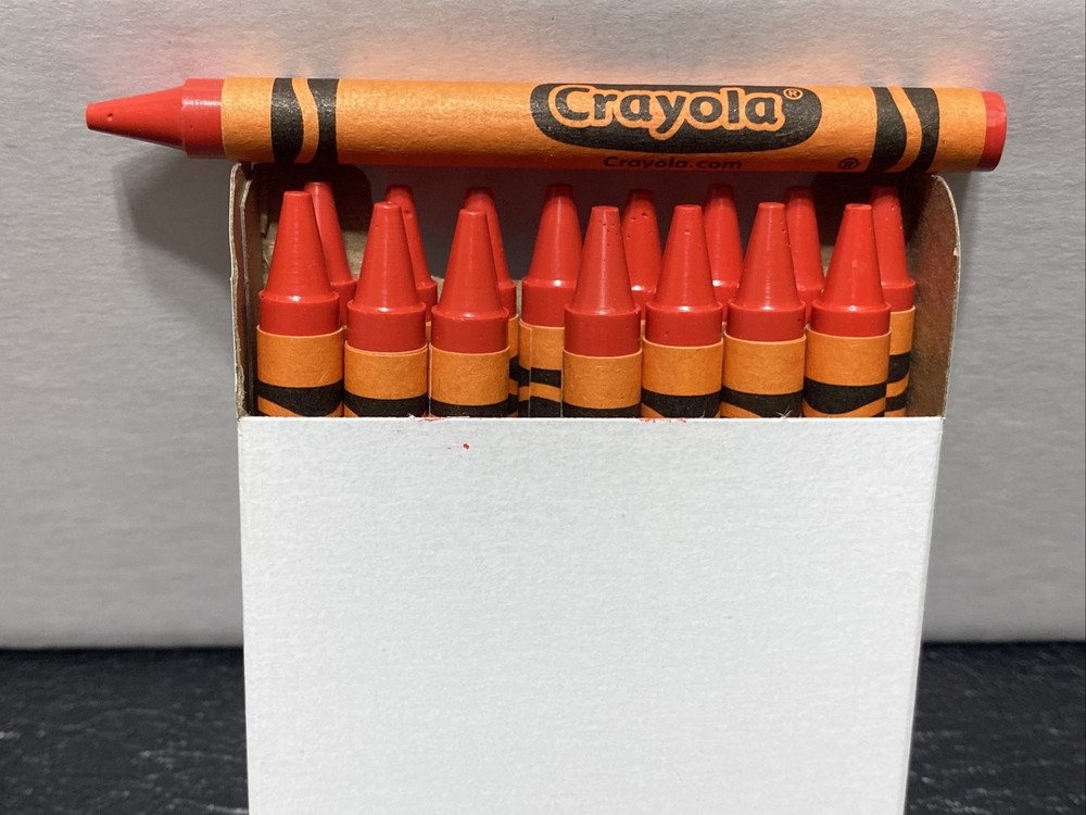 (16) Crayola Crayons (mango tango) BULK