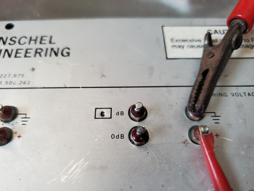 Weinschel AD-144-45-11 Binary Step Attenuator steps of 3, 6, 12, & 24 dB TESTED