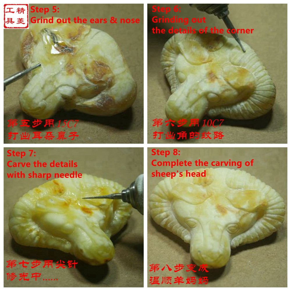 30Pcs 2mm Diamond Grinding Bits Cylindrical Bur Lapidary Carving Tools for Stone