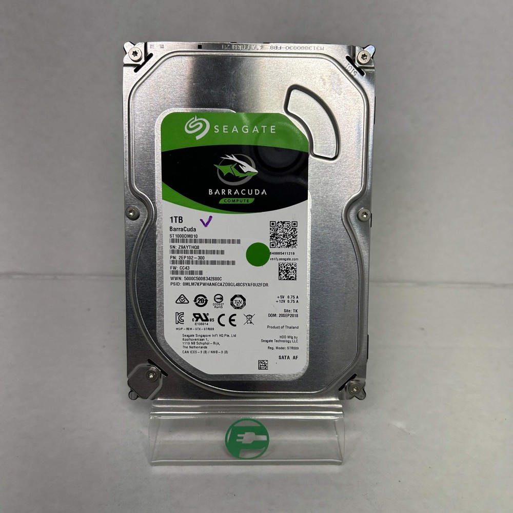 Seagate 3.5" Barracuda 1TB SATA III 6Gbps HDD ST1000M010