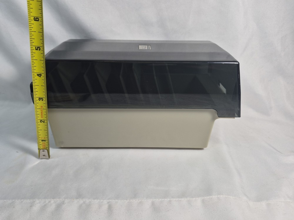 VTG ALS Computermate 3.5" Floppy Disk 1987 Storage Case Holder Diskette Beige