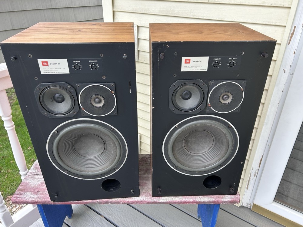 JBL Decade 36 Vintage Speaker Set Model L36 *Read description*
