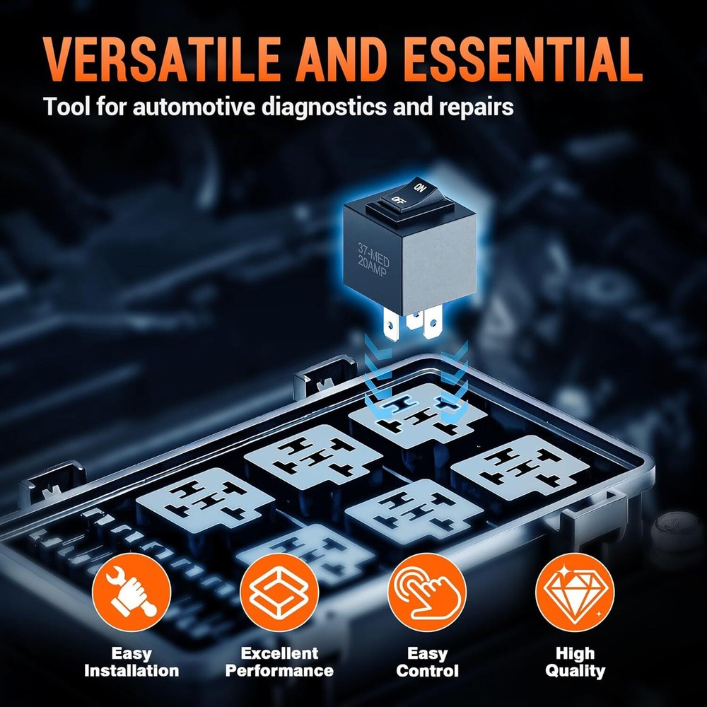 Relay Bypass Switch & Diagnostic Tester 9038 Tester Kit Replace 9036/9037 6-Pack