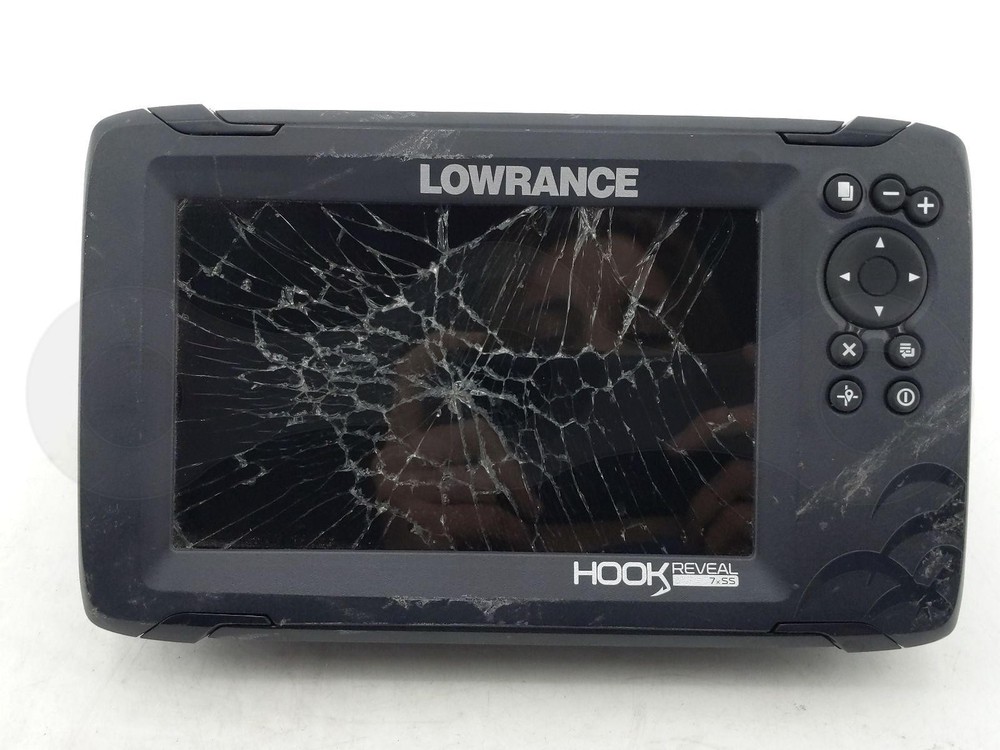 LOWRANCE HOOK REVEAL 7X SS SPLITSHOT BOAT RADAR CHARTPLOTTER HEAD UNIT DISPLAY