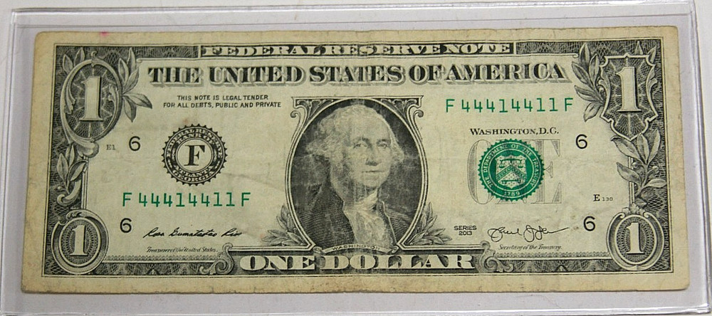 🔥💥 BINARY FANCY SERIAL 💥🔥 2013 $1 FRN 💵 99.22% INDEX! 🔥