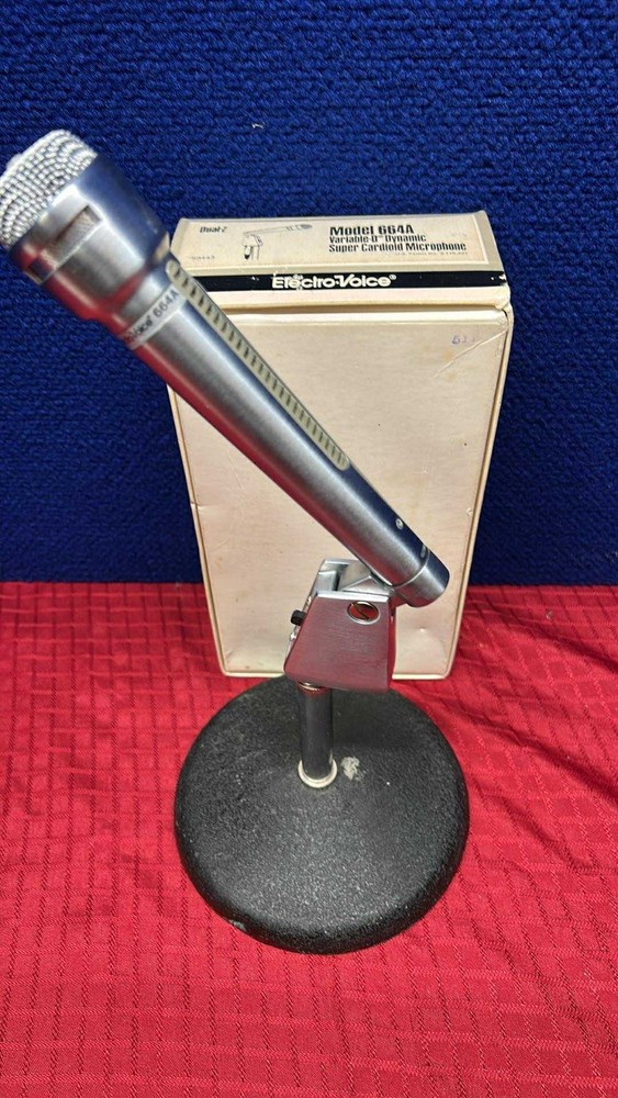 Vintage 1970s Electro Voice 664A dynamic cardioid mic HARMONICA