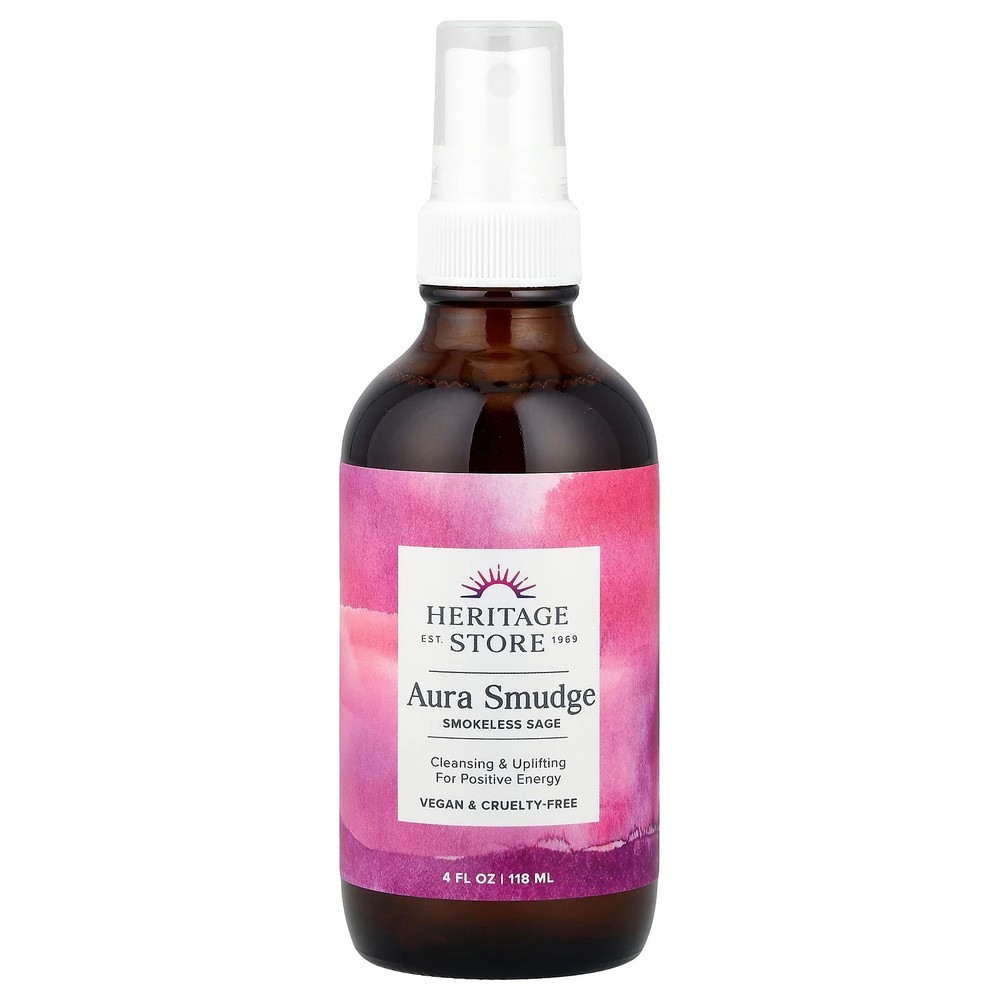 Aura Smudge, Smokeless Sage , 4 fl oz (118 ml)