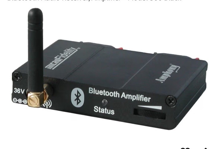 Bluetooth Audio Receiver/Amplifier - Model 300 Black