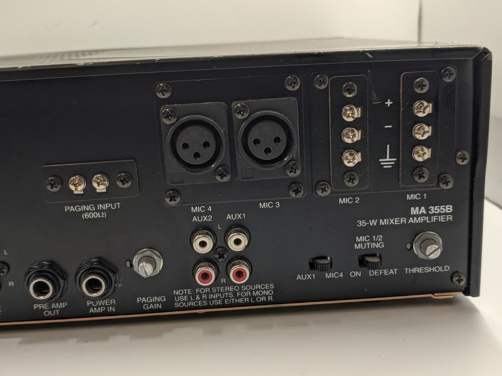University Sound MA355B 35-Watt Amplifier **PLEASE READ**