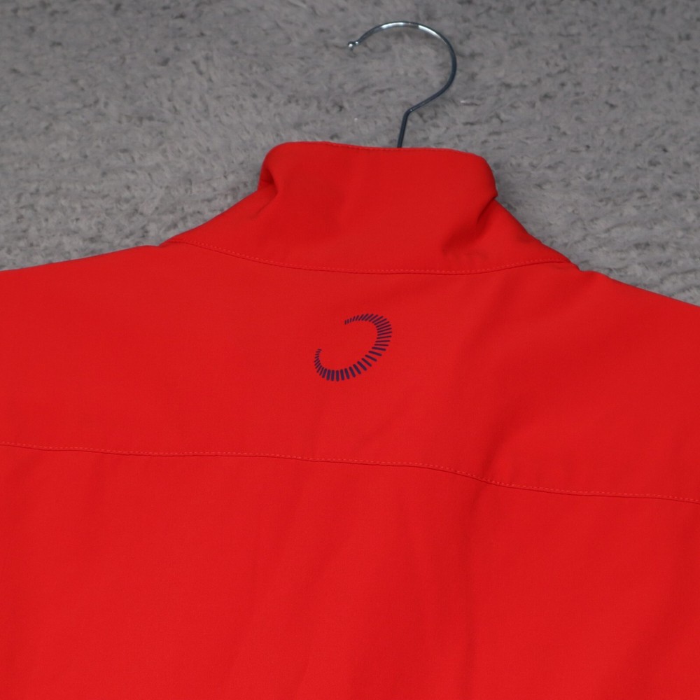 Zero Restriction Z710 Snap Pullover Mens Medium Red Heather Performance Golf