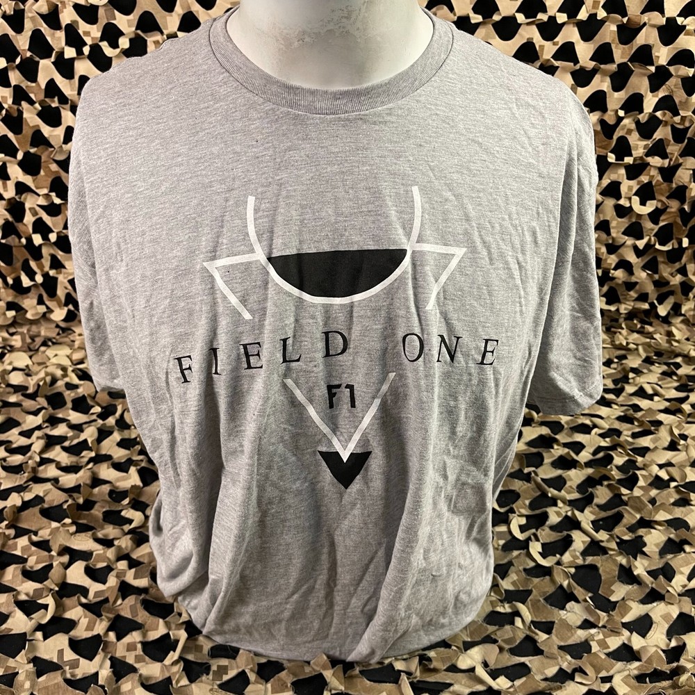 NEW Field One Basic T-Shirt - Grey - Medium