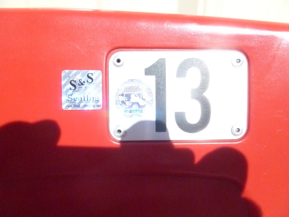 Busch Stadium Seats, Cardinal - RISER-mount Unrefurbished