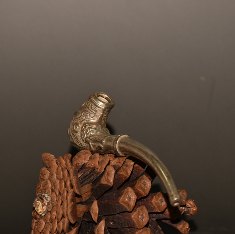 White Copper Faucet Cigarette Bag