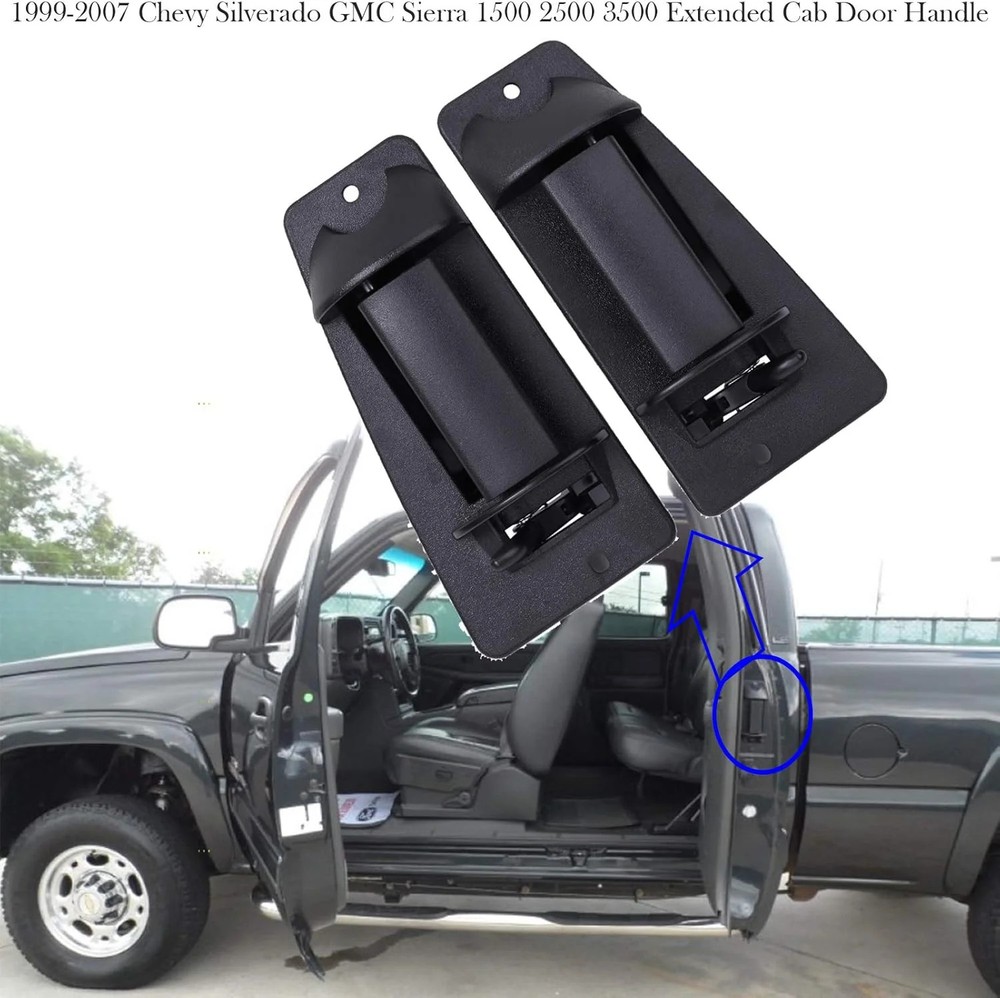 Extended Cab Door Handle Fit for Chevy Silverado GMC Sierra 1500 2500 3500 1999