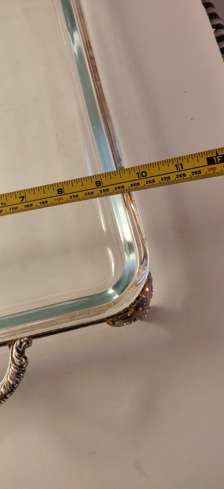 Silver Plated Casserole Server 14 1/2 X 9 1/2