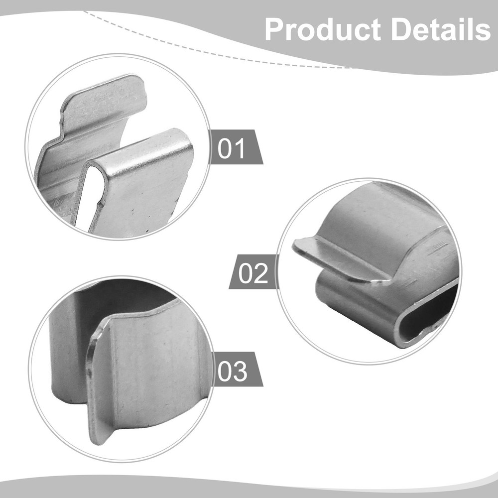 Solar Panel Clips Double Wire Clips Wide Applications No Tools Required