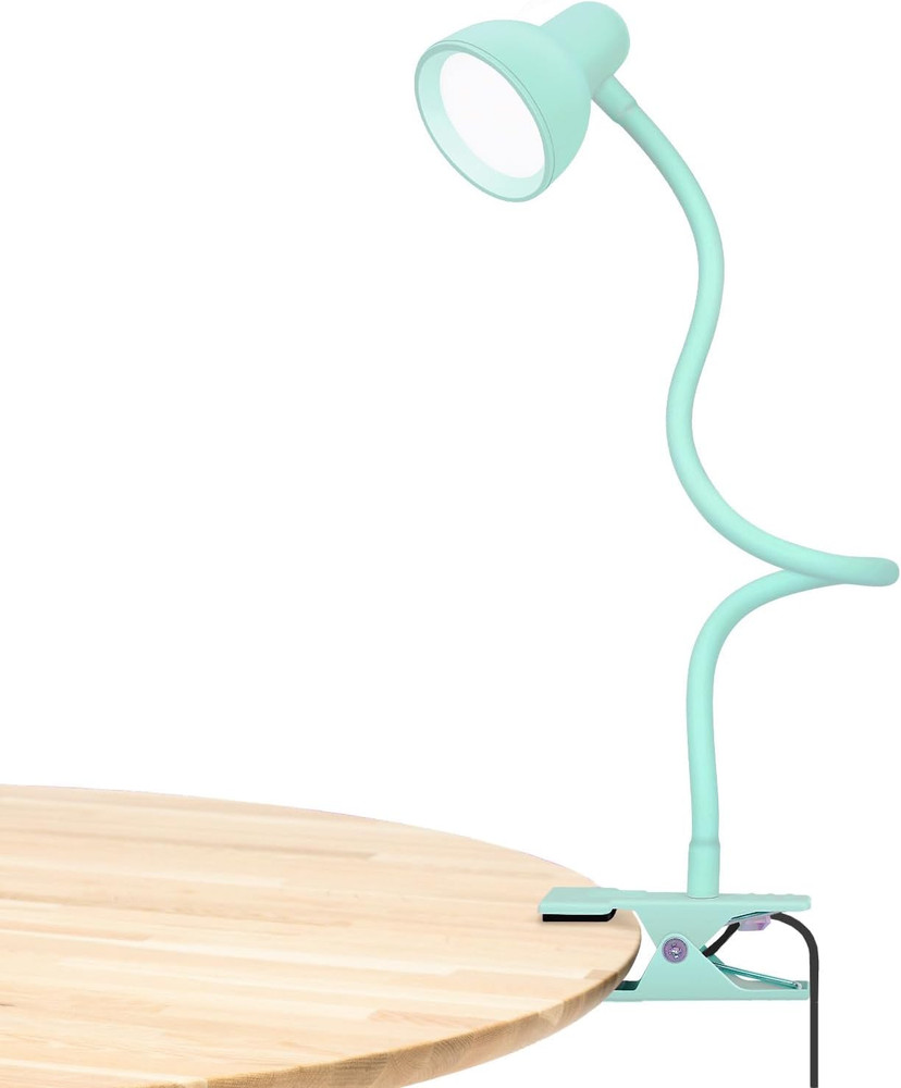 Clip on Reading Light for Bed 3 Color Modes, 10 Brightness Dimmable, Flexible Go